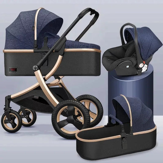 3 - in - 1 High Landscape Baby Stroller - Cake Pops Parties