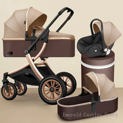 3 - in - 1 High Landscape Baby Stroller - Cake Pops Parties