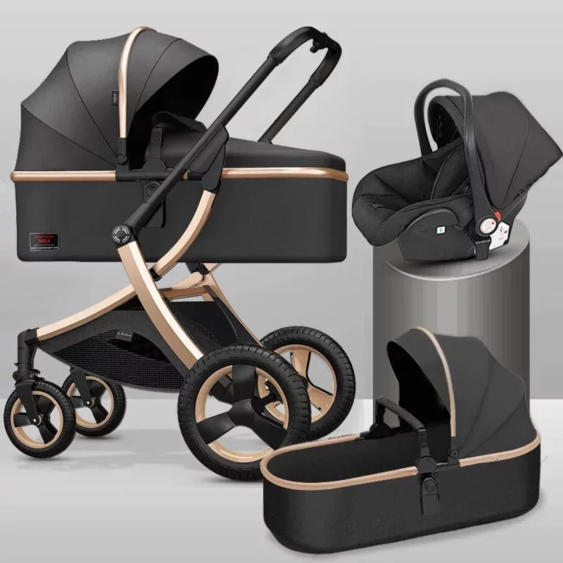 3 - in - 1 High Landscape Baby Stroller - Cake Pops Parties