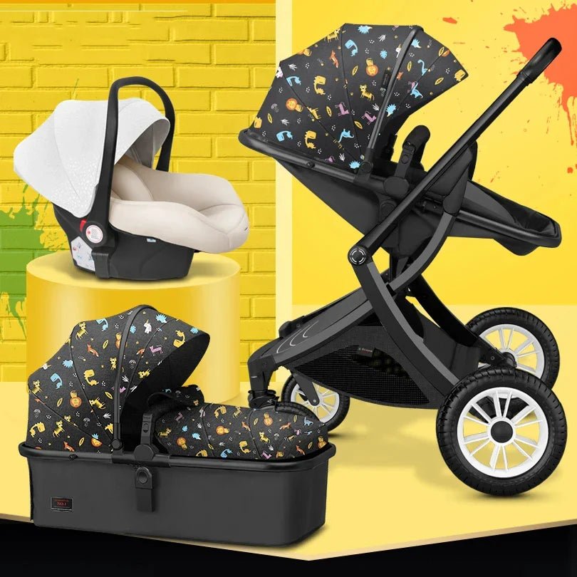3 - in - 1 High Landscape Baby Stroller - Cake Pops Parties