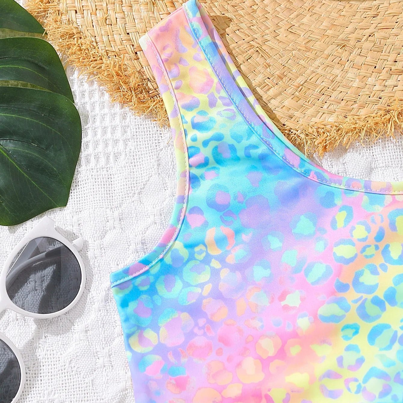 3 - Piece Gradient Swimsuit | Women’s Bikini Set with Skirt Beachwear - Cake Pops Parties