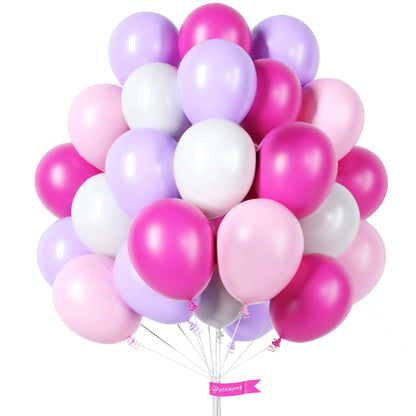 30pcs Clear Confetti Latex Balloons - Cake Pops Parties
