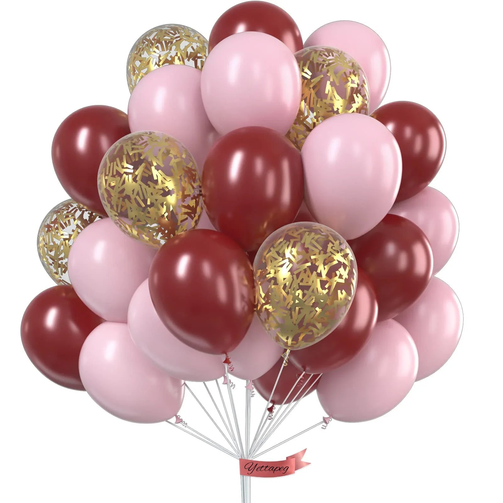 30pcs Clear Confetti Latex Balloons - Cake Pops Parties