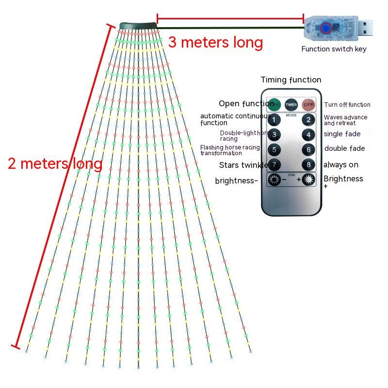 320LED Christmas Tree String Lights - Cake Pops Parties