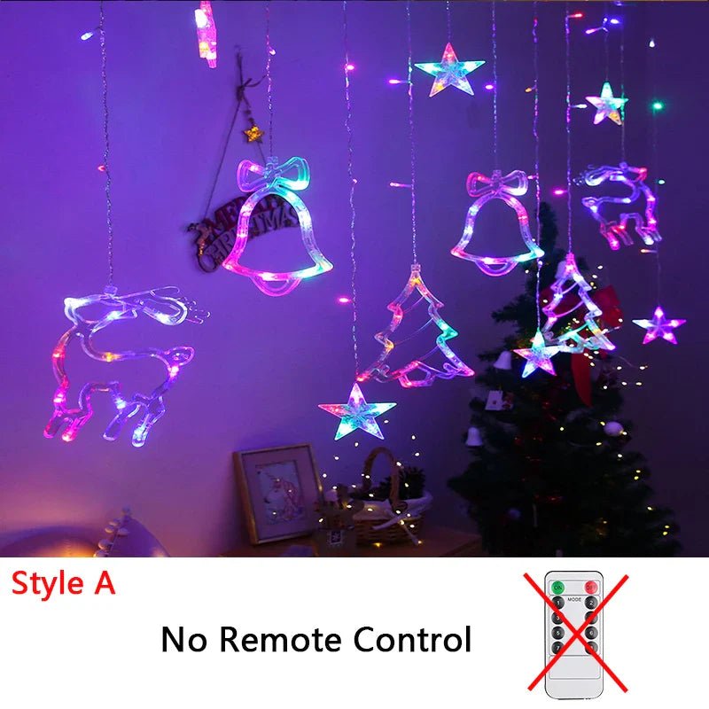 32M LED Christmas Curtain Lights 8 Modes - Cake Pops Parties
