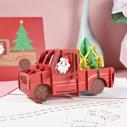 Cartes de vœux stéréoscopiques 3D pour les fêtes
