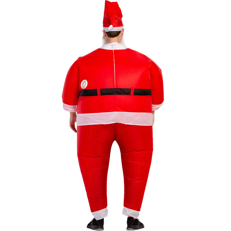Costume de Père Noël gonflable bonhomme de neige