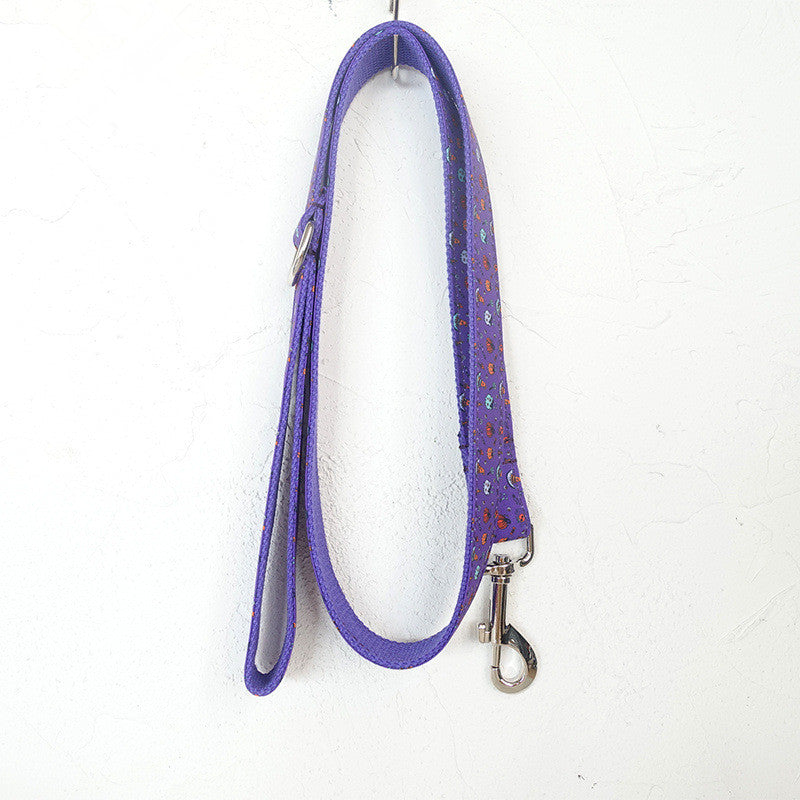Collier pour chien violet Halloween Pet Set