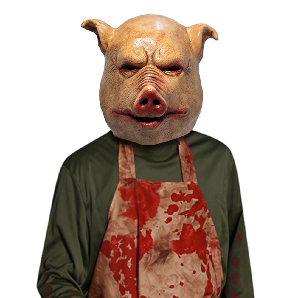 Masque de tête de cochon d'horreur