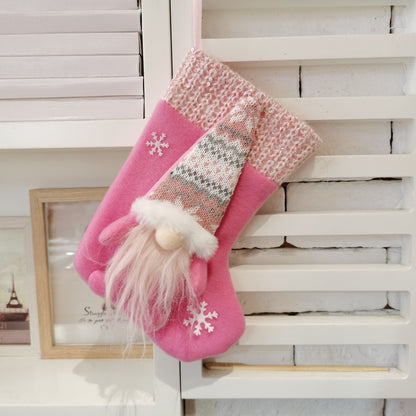 Décoration de Noël avec bas de Père Noël