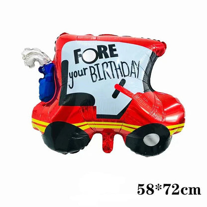 3D Cartoon Car Helium Balloon Set - Cake Pops Parties