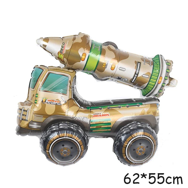 3D Cartoon Car Helium Balloon Set - Cake Pops Parties
