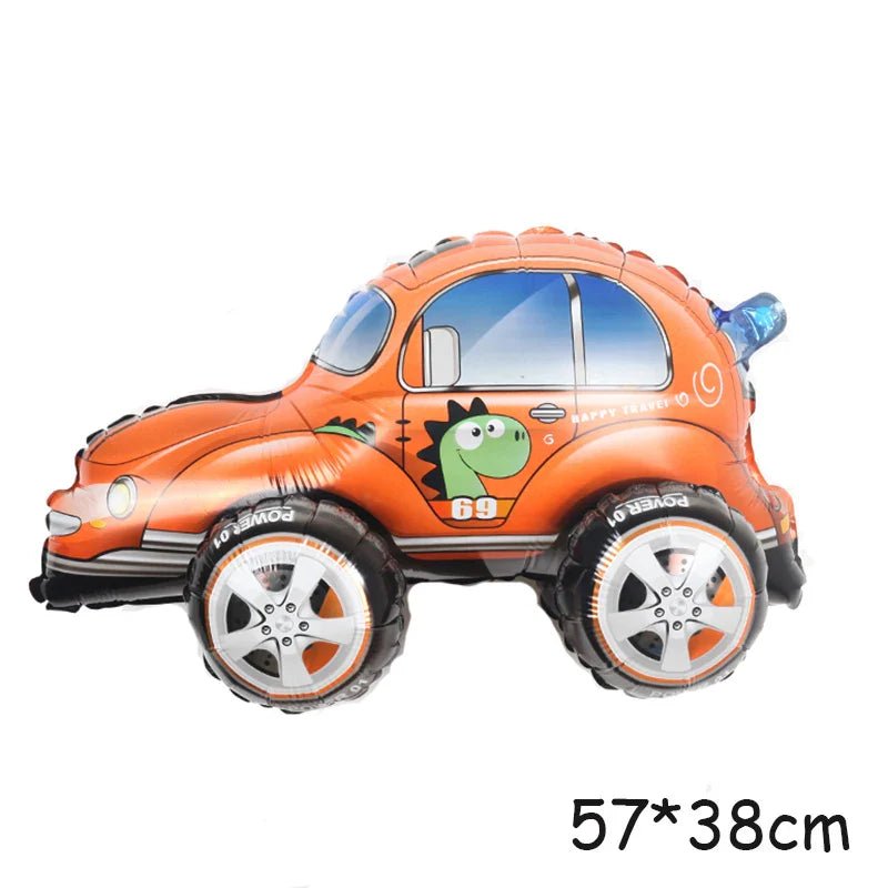 3D Cartoon Car Helium Balloon Set - Cake Pops Parties