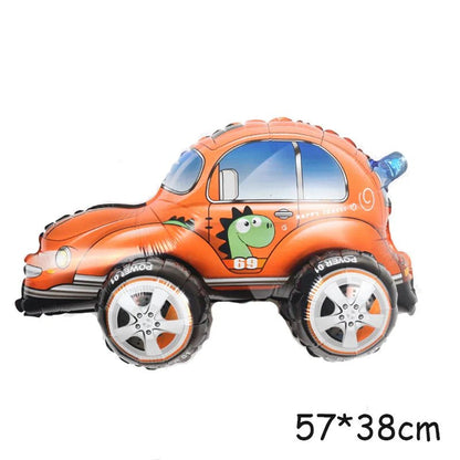 3D Cartoon Car Helium Balloon Set - Cake Pops Parties