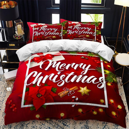 3D Christmas Home Bedding Set - Cake Pops Parties