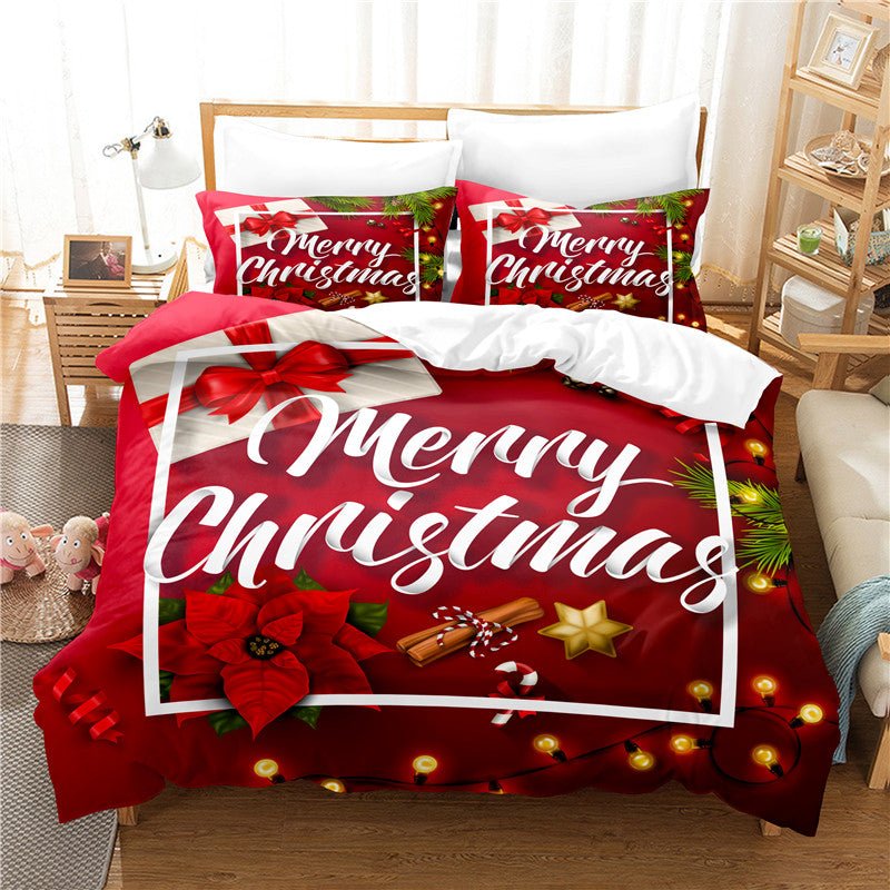 3D Christmas Home Bedding Set - Cake Pops Parties