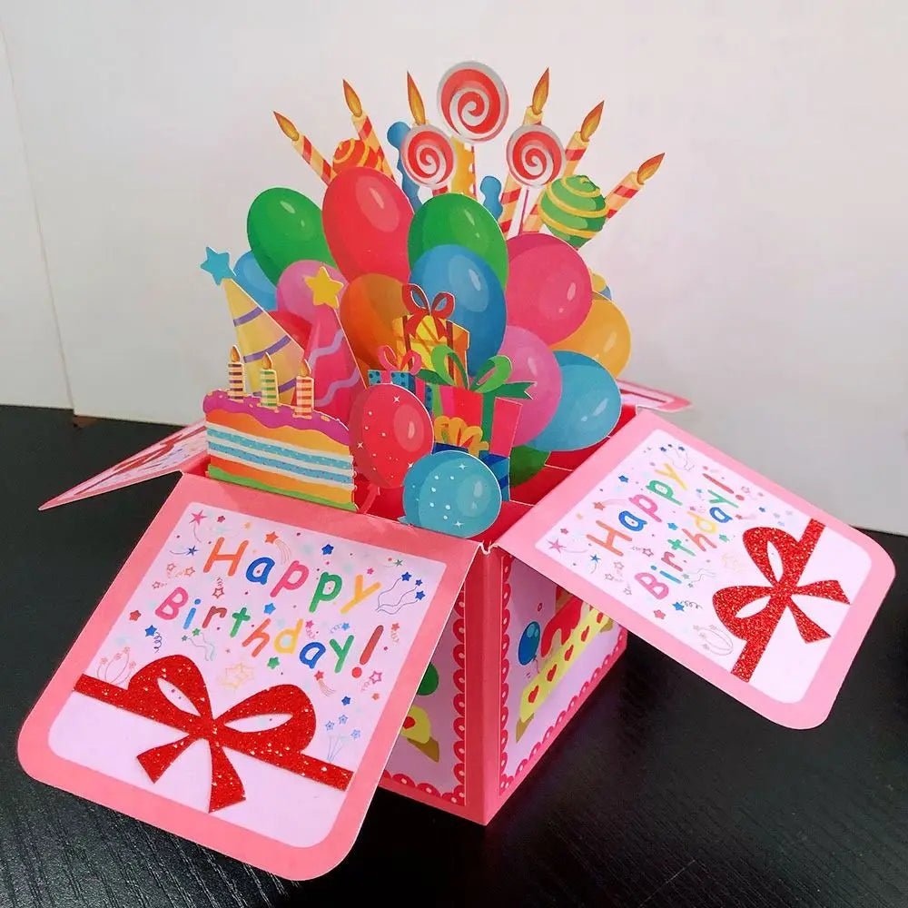 3D Flower Bouquet Pop - Up Card - Cake Pops Parties