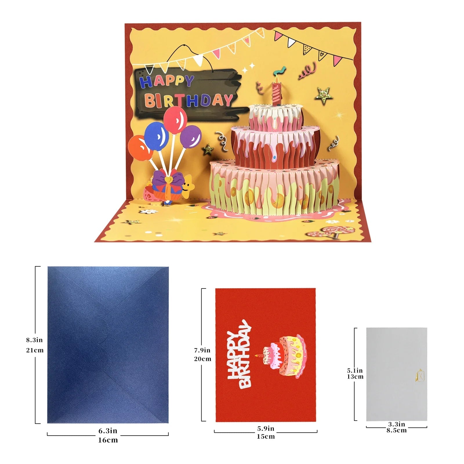 3D Flower Pop - Up Cards - Cake Pops Parties