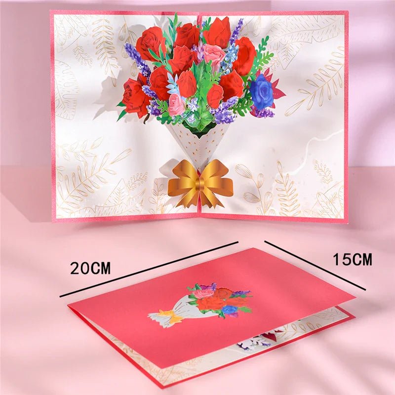 3D Flower Pop - Up Cards - Cake Pops Parties