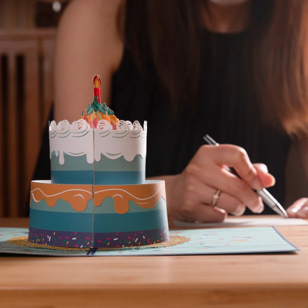 3D Pop Up Birthday Gift Card - Cake Pops Parties