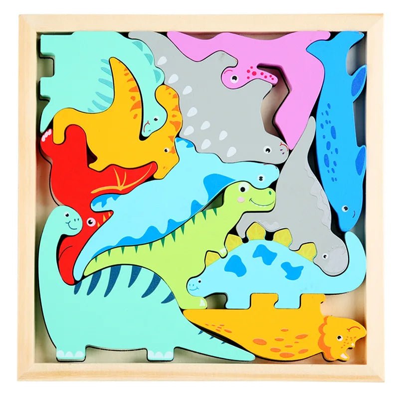 3D Puzzle Wooden Toys - Baby Learning Educational Hand Grasp - Cake Pops Parties