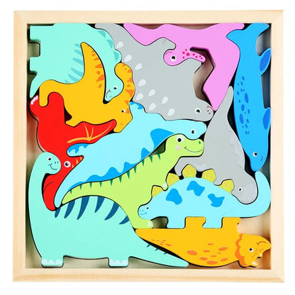 3D Puzzle Wooden Toys - Baby Learning Educational Hand Grasp - Cake Pops Parties