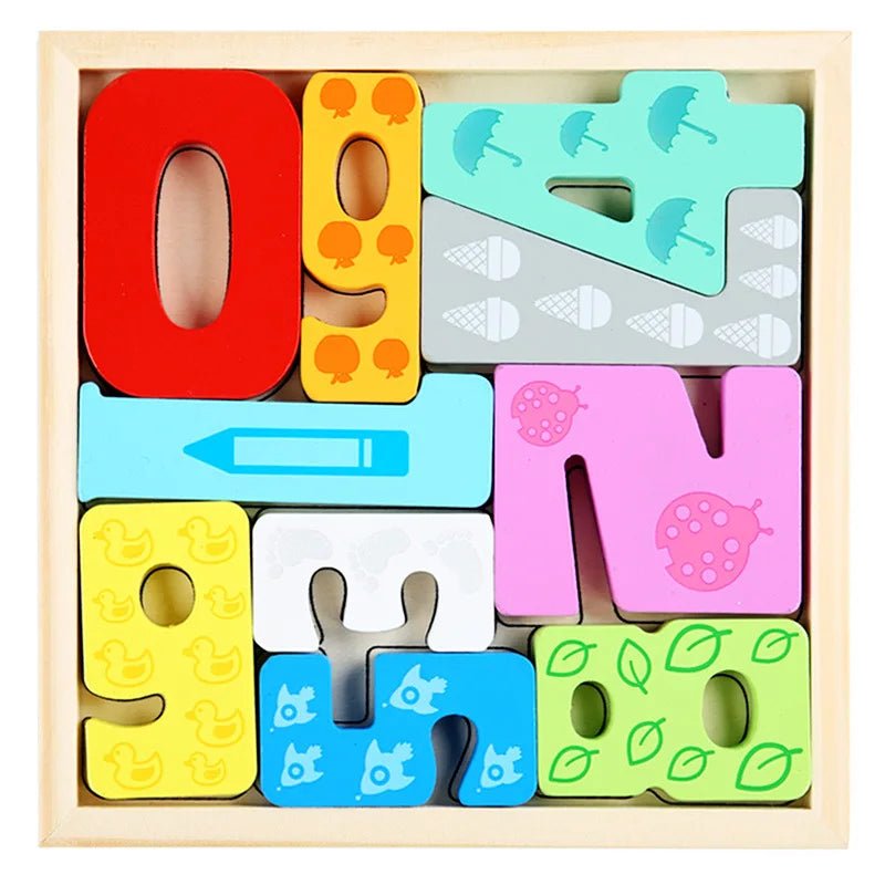 3D Puzzle Wooden Toys - Baby Learning Educational Hand Grasp - Cake Pops Parties