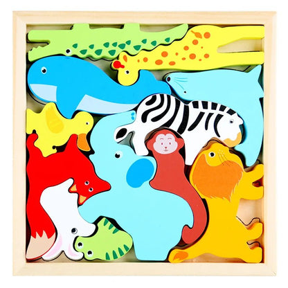 3D Puzzle Wooden Toys - Baby Learning Educational Hand Grasp - Cake Pops Parties