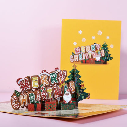 3D Stereoscopic Holiday Greeting Cards - Cake Pops Parties
