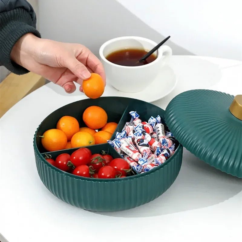 4 - Compartment Food Platter with Lid - Cake Pops Parties
