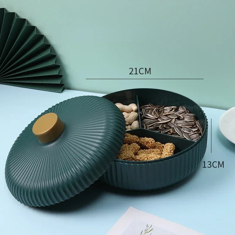 4 - Compartment Food Platter with Lid - Cake Pops Parties