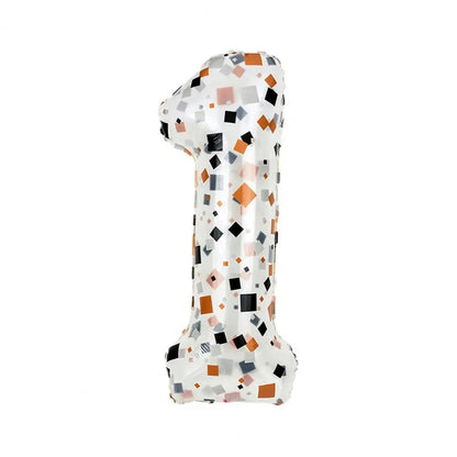 40 - Inch Cream Number Balloons - Birthday Party Decor - Cake Pops Parties