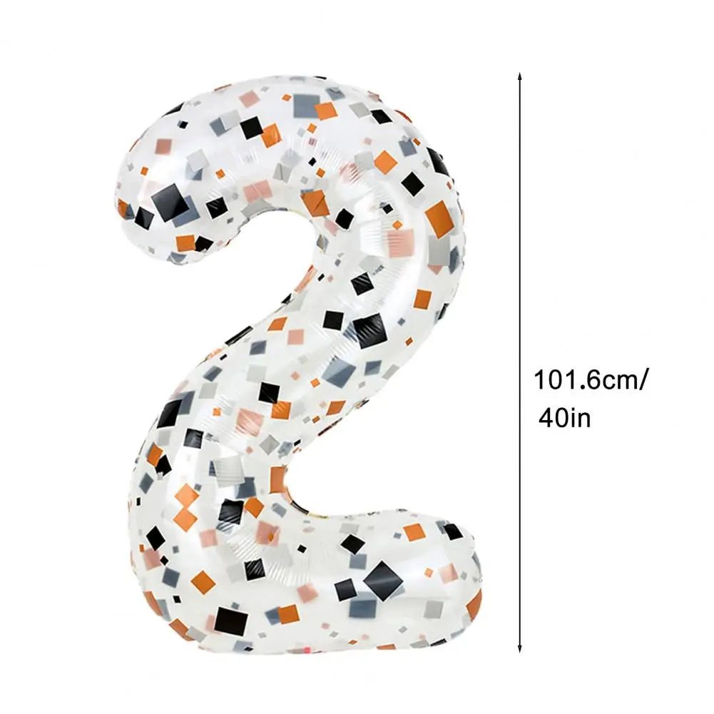 40 - Inch Cream Number Balloons - Birthday Party Decor - Cake Pops Parties