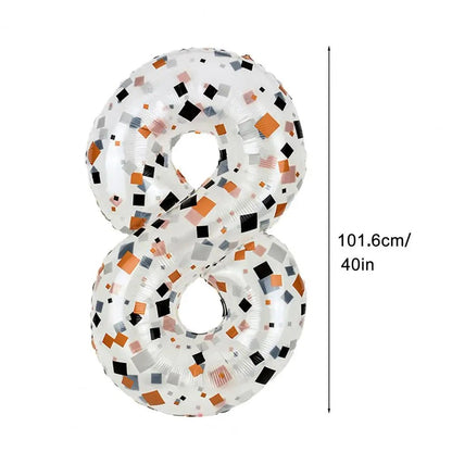 40 - Inch Cream Number Balloons - Birthday Party Decor - Cake Pops Parties