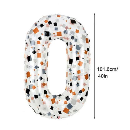 40 - Inch Cream Number Balloons - Birthday Party Decor - Cake Pops Parties