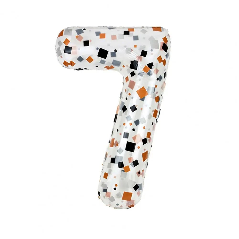 40 - Inch Cream Number Balloons - Birthday Party Decor - Cake Pops Parties