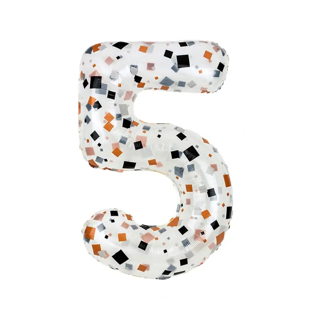 40 - Inch Cream Number Balloons - Birthday Party Decor - Cake Pops Parties