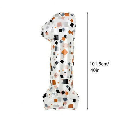 40 - Inch Cream Number Balloons - Birthday Party Decor - Cake Pops Parties