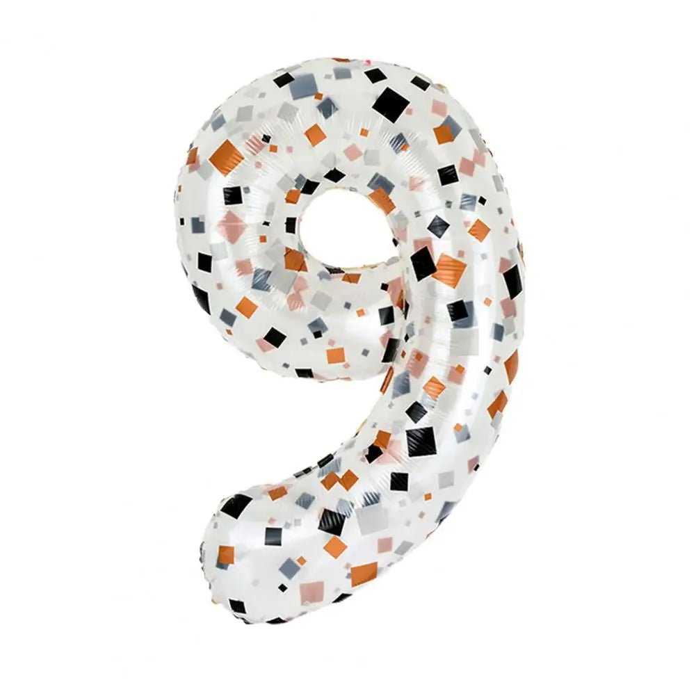 40 - Inch Cream Number Balloons - Birthday Party Decor - Cake Pops Parties