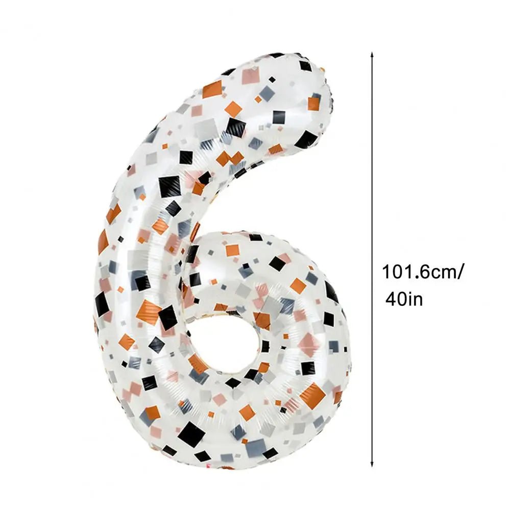 40 - Inch Cream Number Balloons - Birthday Party Decor - Cake Pops Parties