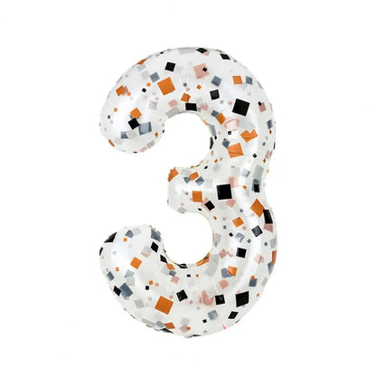 40 - Inch Cream Number Balloons - Birthday Party Decor - Cake Pops Parties