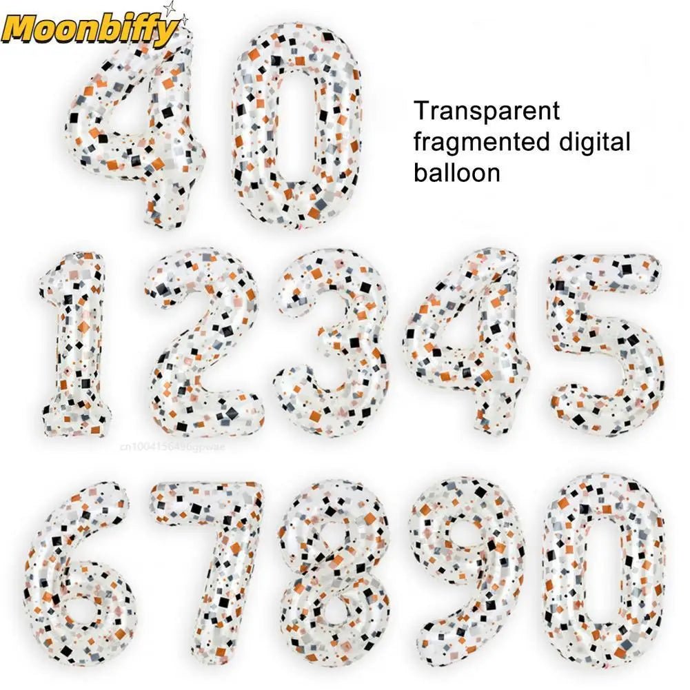 40 - Inch Cream Number Balloons - Birthday Party Decor - Cake Pops Parties