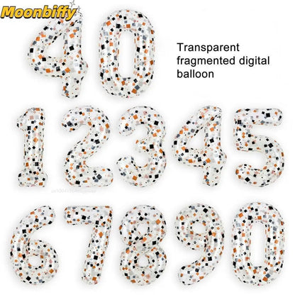 40 - Inch Cream Number Balloons - Birthday Party Decor - Cake Pops Parties