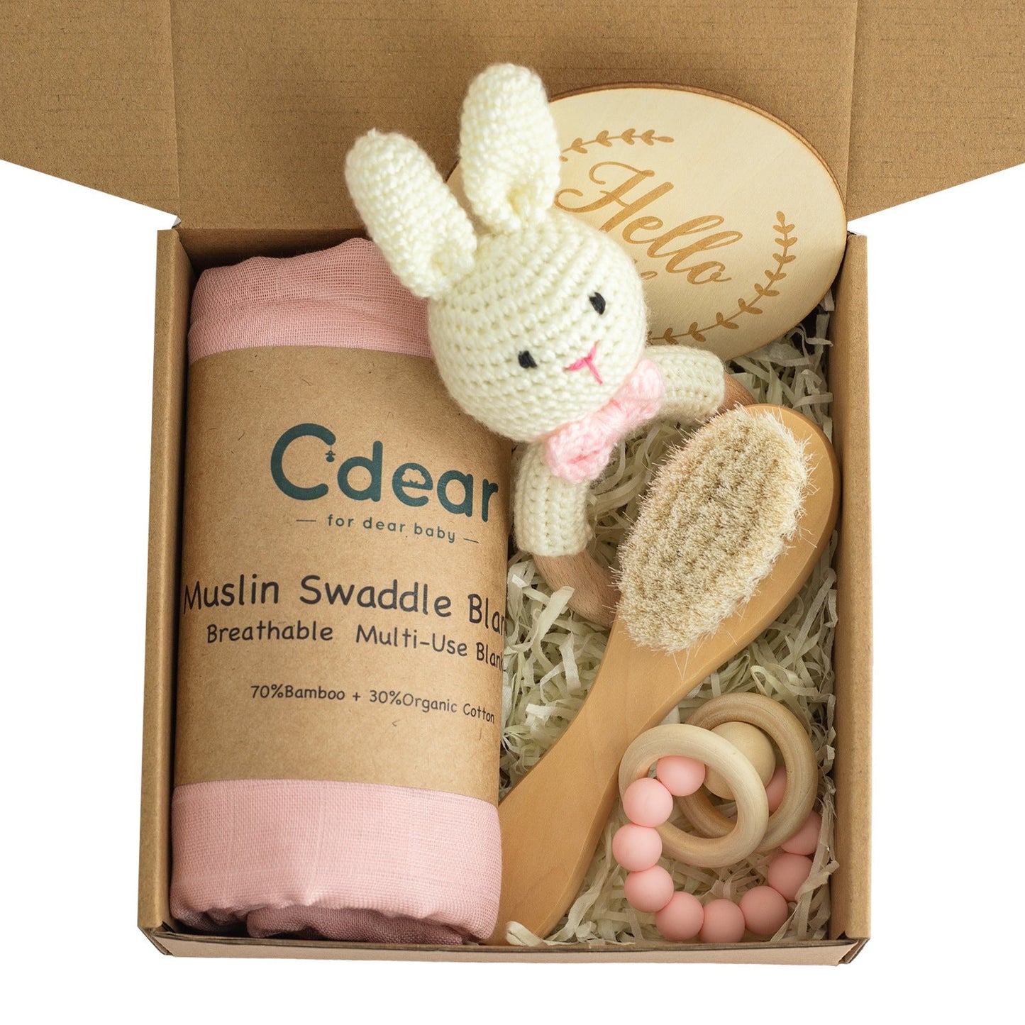 Coffret cadeau de jouets de dentition pour bébé de qualité supérieure