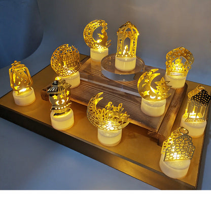 Mini lampe de nuit à LED en forme de château