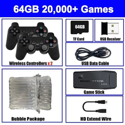 4K Wireless Game Console Retro Handheld 20000+ Games - Cake Pops Parties