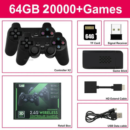 4K Wireless Game Console Retro Handheld 20000+ Games - Cake Pops Parties