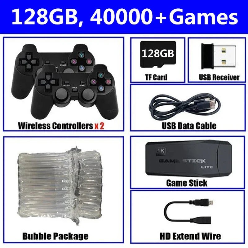 4K Wireless Game Console Retro Handheld 20000+ Games - Cake Pops Parties