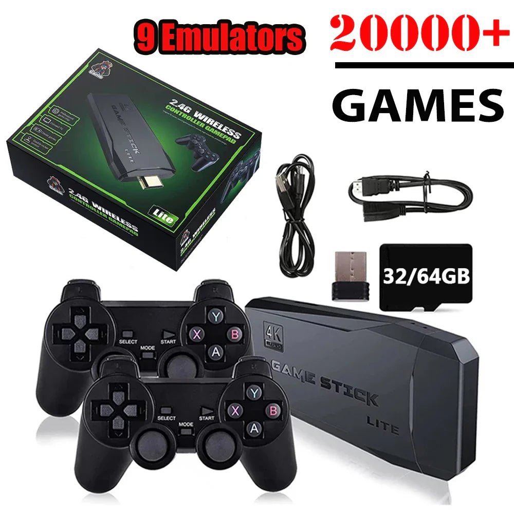 4K Wireless Game Console Retro Handheld 20000+ Games - Cake Pops Parties