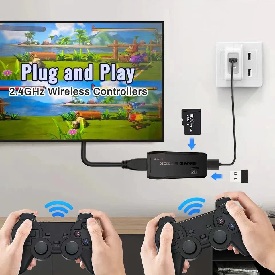 4K Wireless Game Console Retro Handheld 20000+ Games - Cake Pops Parties